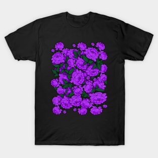 Purple Peonies T-Shirt